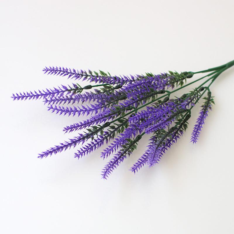 

Garden Decoration Simulation Purple Lavender Plastic Flowers Outdoor Wedding Project Flower Decoration Scene фиолетовый