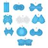 Earrings Epoxy Resin Mould Keychain Pendant Silicone Mold Earrings Crafts Molds