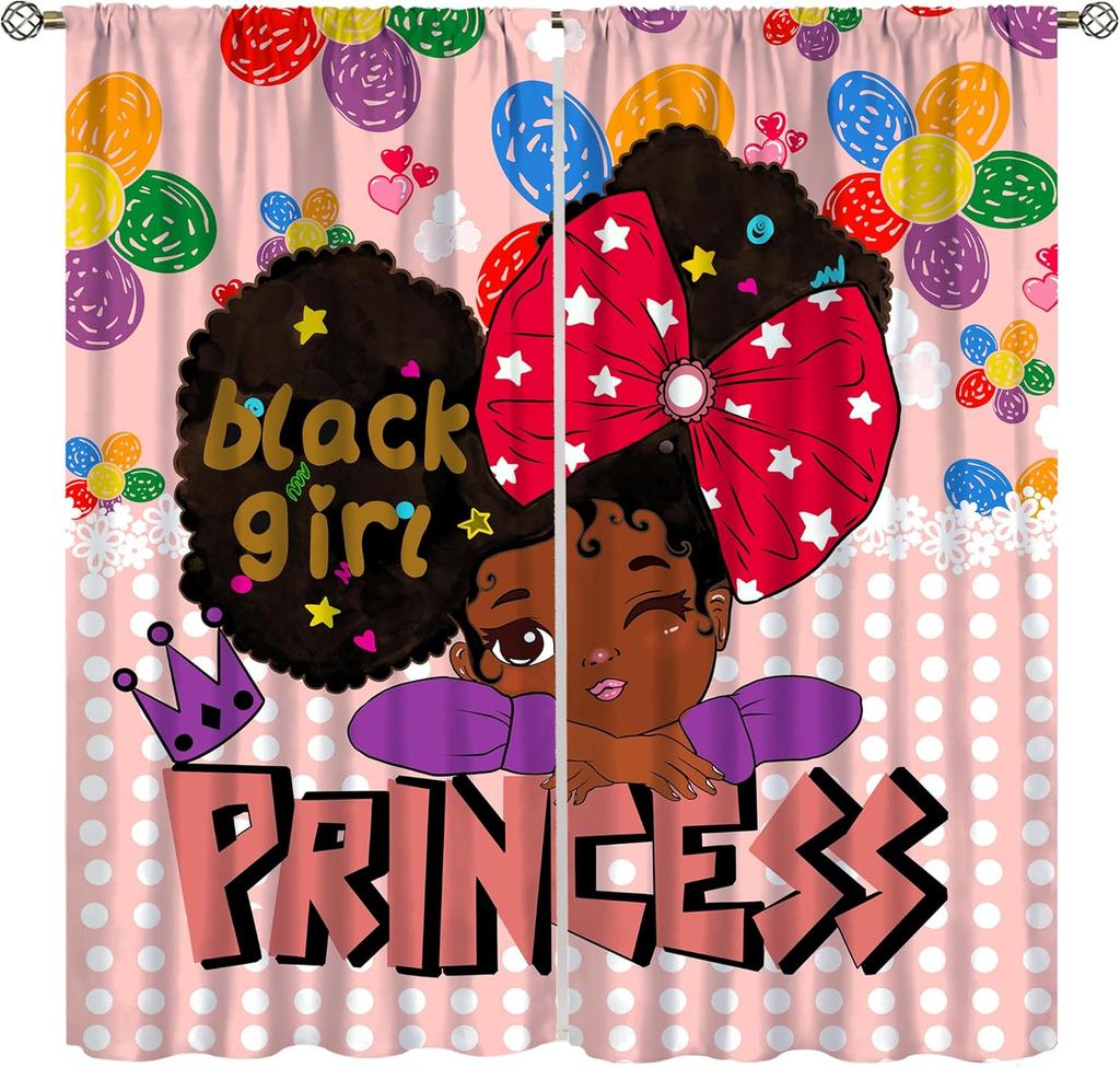 Rainbow Unicorn Bedroom Curtains Purple Pink Dream Universe Starry Sky Kids Living Room Window Treatments Made Of Polyester Treatment