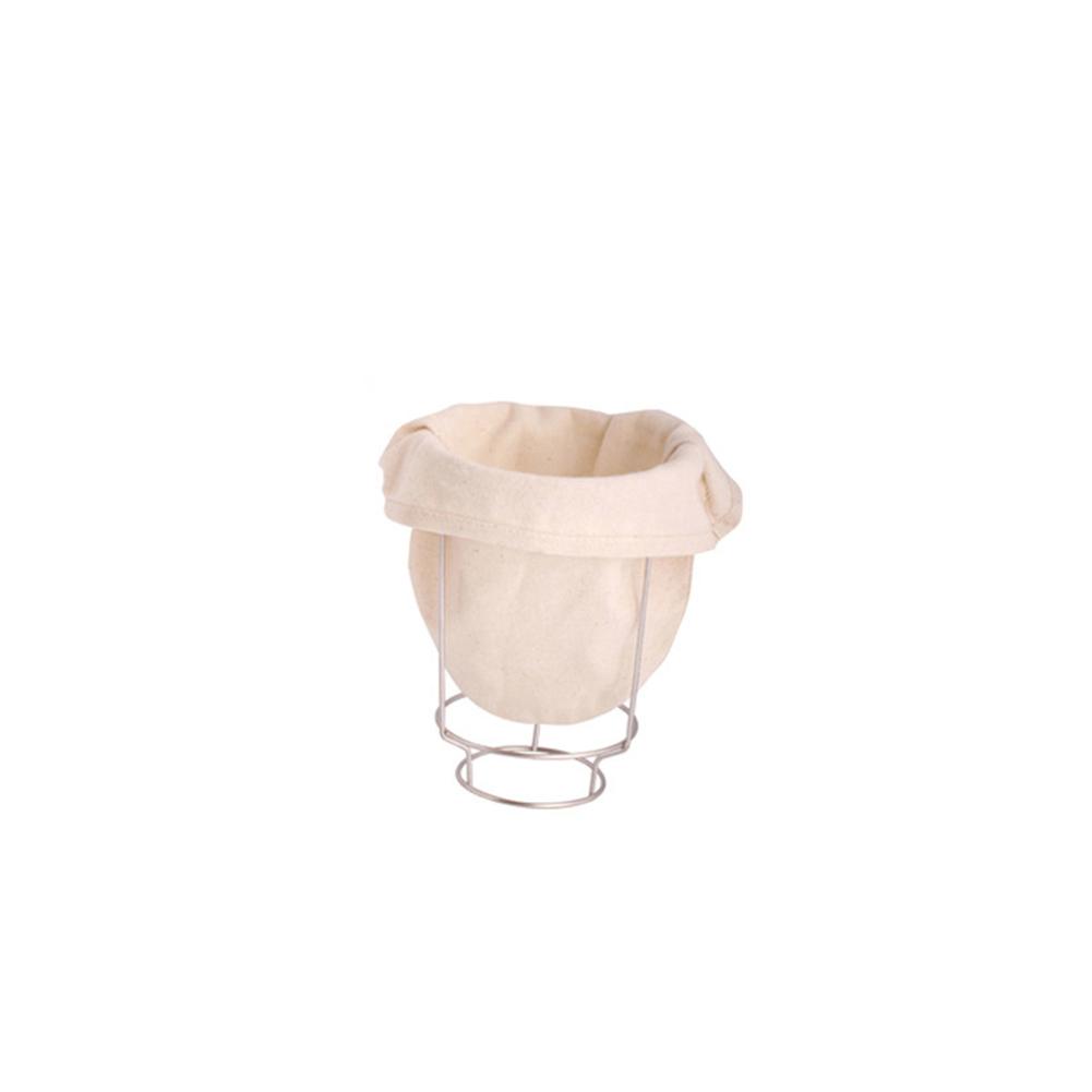 Stainless Steel Filter Cloth and Reusable Strainer Bags for Brewing Rack Designed for For iced Coffee and Broth
