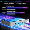 HigolePC N100 Mini Windows 16GB 256GB 4K Desktop PC PC, 11, 7-inch, Compact, Energy-Saving, Lightweight, RAM, ROM, High-Speed Wi-Fi, Output,