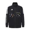 Adidas Customizable Fashion Jacket With Trendy Print Design And Stand Collar Zipper Unisex Jackets C4-TR30JR1TK-BW