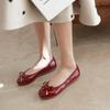 Lente Herfst eenvoudige comfortabele damesschoen met zachte zool lage instap effen kleur veelzijdige casual schoenen