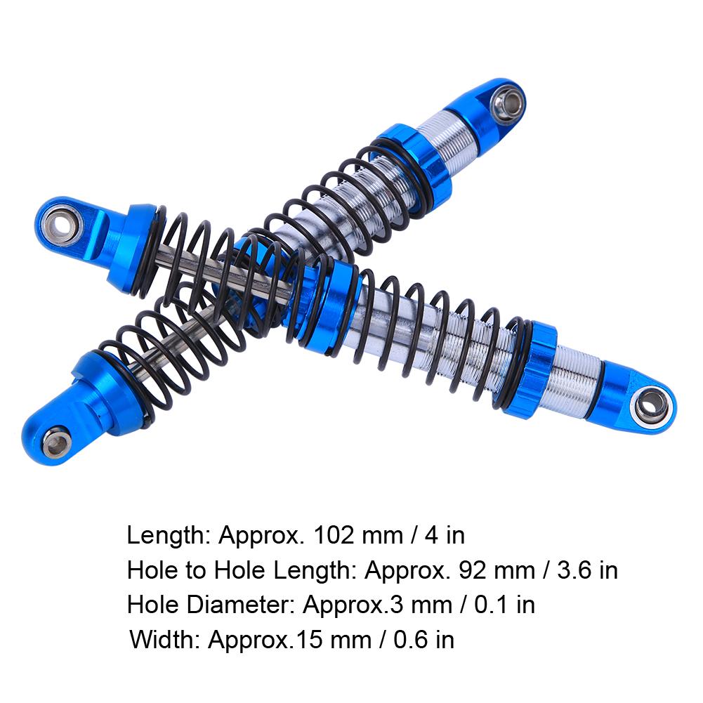 102mm Double Spring Shock Struts Damper Fit for -4 RC Car Model