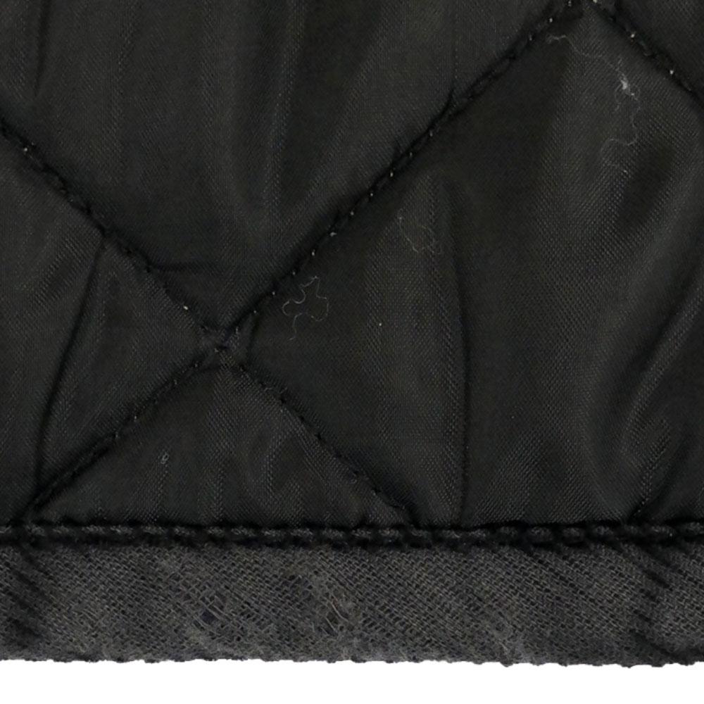 LAVENHAM Made In England Quilted Jacket 38 Black Cotton Filling Women Used