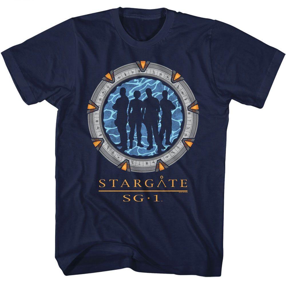Stargate Silhouette Gate Movie Shirt XL