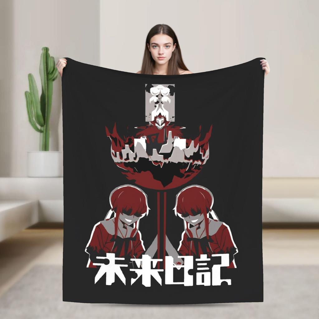 Mirai Nikki Gasai Yuno Super Soft Blankets Plush Throw Blanket Street Trend Couch Chair Flannel Bedspread Sofa Bed Cover
