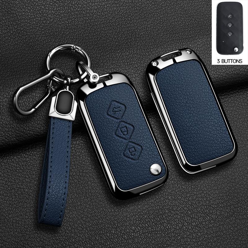 Zinc Alloy Remote Car Key Case for Wuling Hongguang S Baojun 510 730 360 560 RS-5 530 630 Chevrolet AveoTrax Groove Captiva 2024