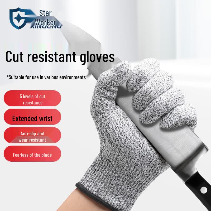 XINGGONG Level 5 Cut-Resistant Work Gloves