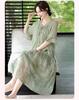 Mom’s 2026 Chiffon Print Slimming Two-Piece Dress for Middle-Aged & Elderly Women