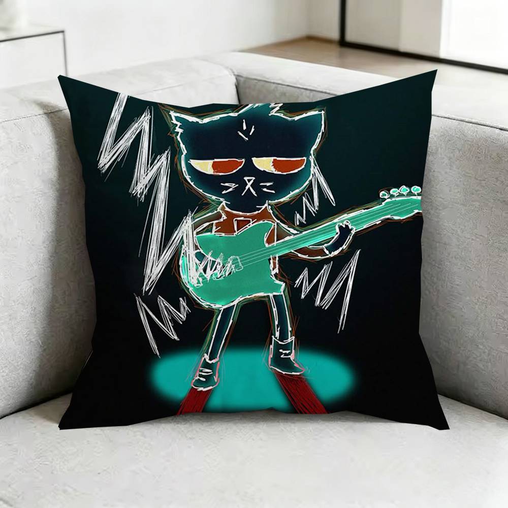Game Night in the WoodsS Pillow Case Square DoubleSided Sofa Cushion Cover Bedroom Bedside Pillow Gift