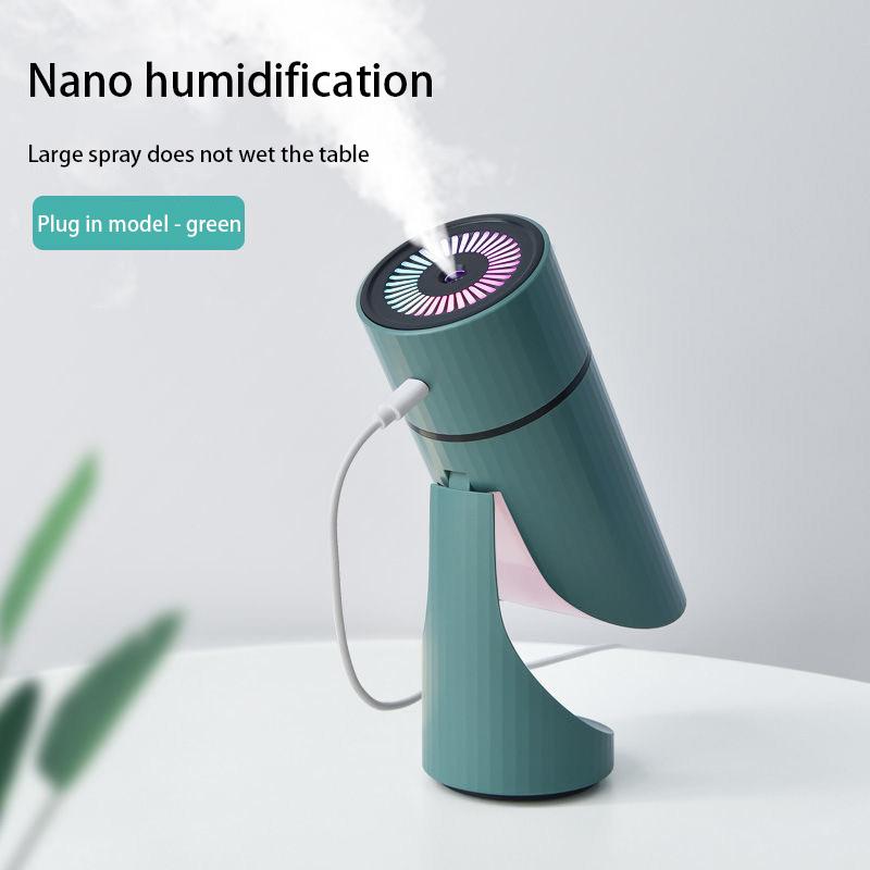 

260ML Wireless Air Humidifier Adjustable Cool Water Aromatherapy Essential Oil Diffuser With LED Lamp Portable Diffusor