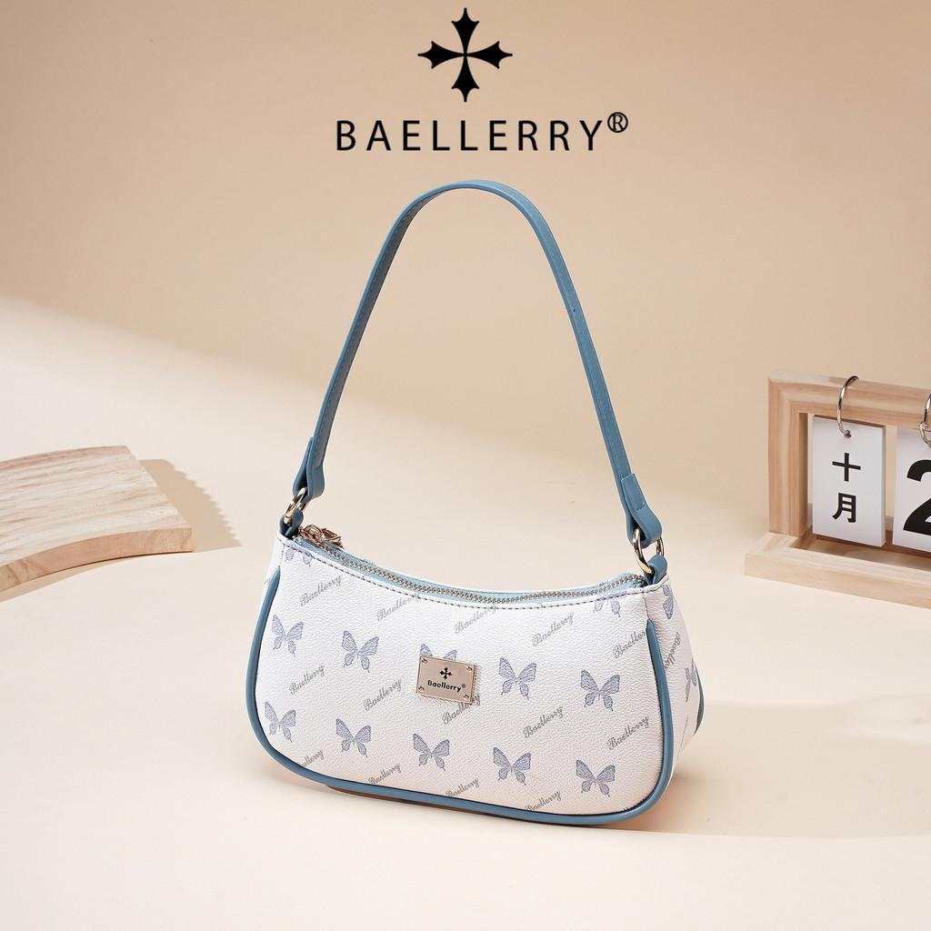 Womens Fashion Shoulder Bag With Butterfly Print Pu Material For Daily Use