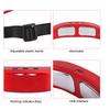 Multi Functional Head Massager Voice Prompt Low Frequency Pulse Insomnia Improvement Machine(Voice Heating Red )