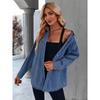 2026 New European & American Women's Casual Denim Boyfriend Shirt Jacket