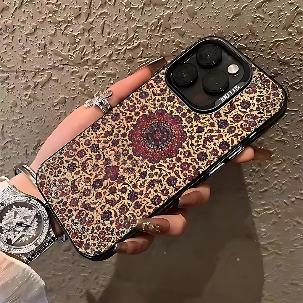 Persian Carpet Style Popular Phone Case for Xiaomi Redmi Note 8 9 9S 10 11 12 13 14 15 Pro Plus 4G 5G Anti Fall Matte Back Cover
