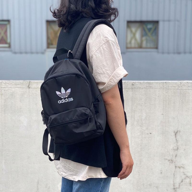 Adidas Originals Polyester Backpack Trumpets Unisex Black Adidas GD4568