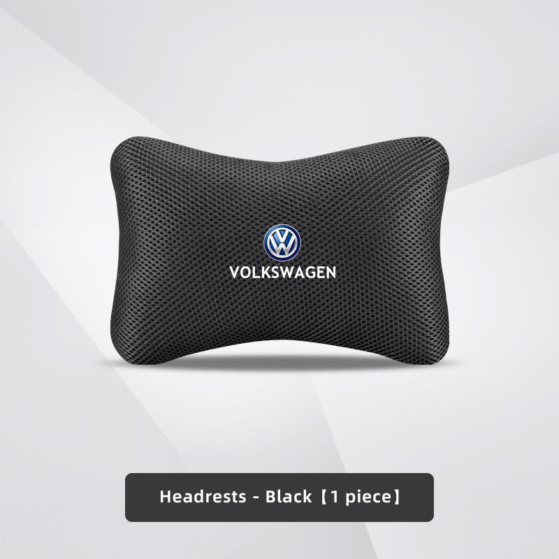 Car Seat Headrest Memory Cotton Core Neck Support Soft Pillow For VW Golf Polo Tiguan Touran Jetta Passat CC T5 GTI Caddy Arteon zf3