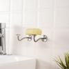 Simple Style Punch-free Soap Holder Stainless Steel Wall Soap Shelf Magnetic Soap Shelf  Bathroom