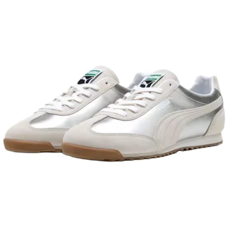 PUMA Arizona Astro Escape Abrasion Resistant Low top Casual Shoes Unisex Beige Silver 403154-01