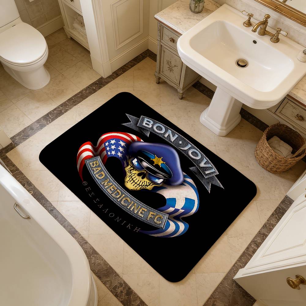 B-BonS J-Jovi Felpudo de Baño Habitación Infantil Decoración de Dormitorio Balcón Felpudo Antideslizante Sala de Estar Alfombra de Bienvenida