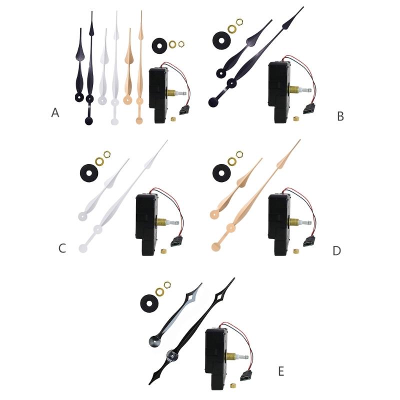 Clock Component Set with Extended Power Cable USB Plug Clock Movement Mechanism Kits Clock Hands Clocks Repair Tool