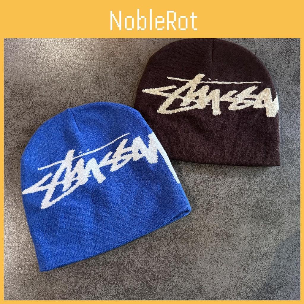 Letter Color Solid Pattern Neutral Casual Warm Knitted Hat For Autumn Winter And