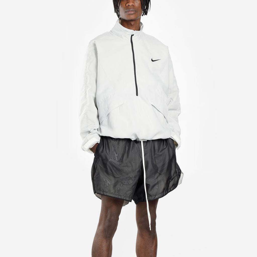 Nike X Fear Of God Co-Branded Jednokolorowa Kurtka Sportowa Zapinana na Półzamek Męska Kurtka Biała BV4419-043