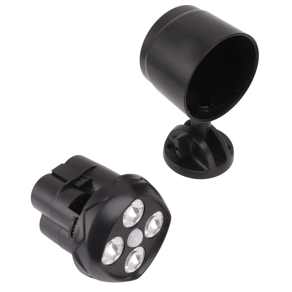 4 LED Spot Light Outdoor Waterproof Wall Mounted Rotating Projection Floodlight Spotlight with Motion Sensor for Yard