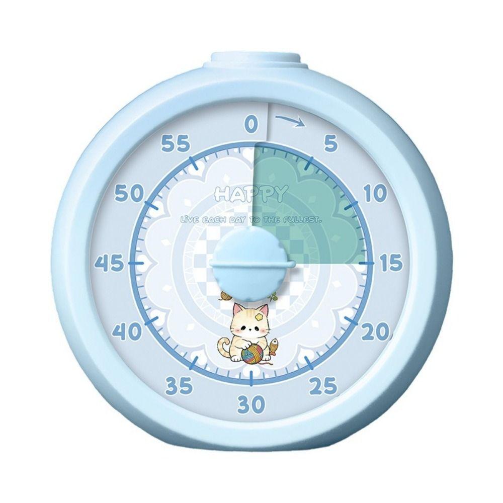 Multifunctional Visual Timer Silent Operation Kitchen Timer Countdown Alarm Clock  Study Tool