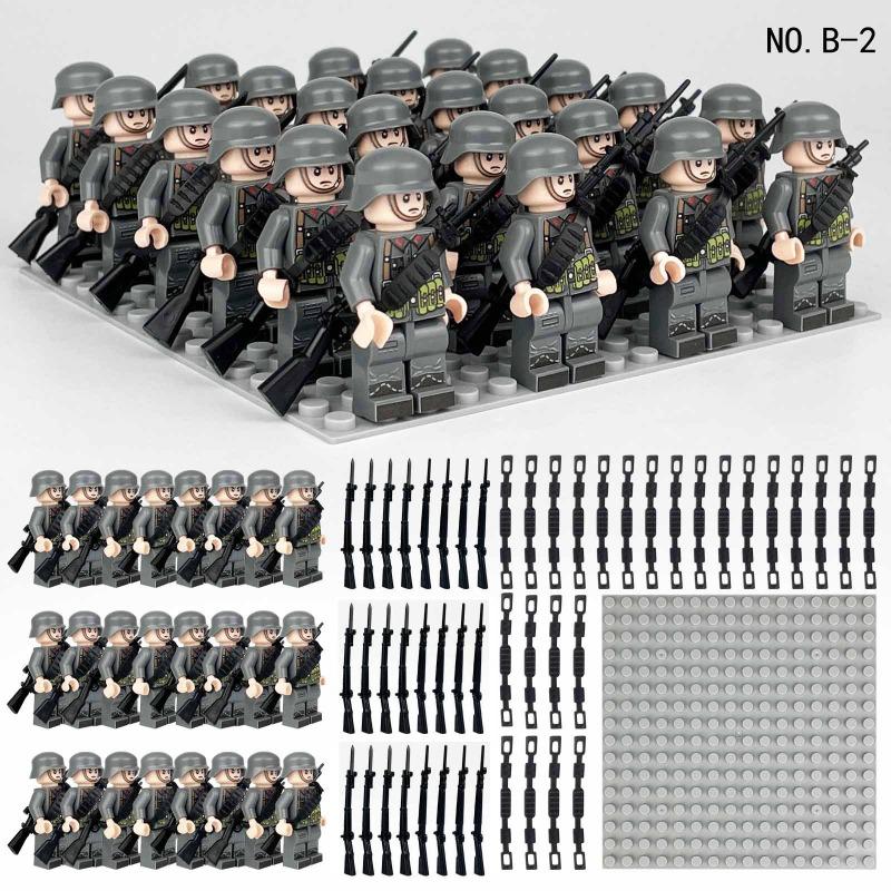 Expeditionary force police weapons field troops soldiers special police military small particle building blocks doll Boy toy