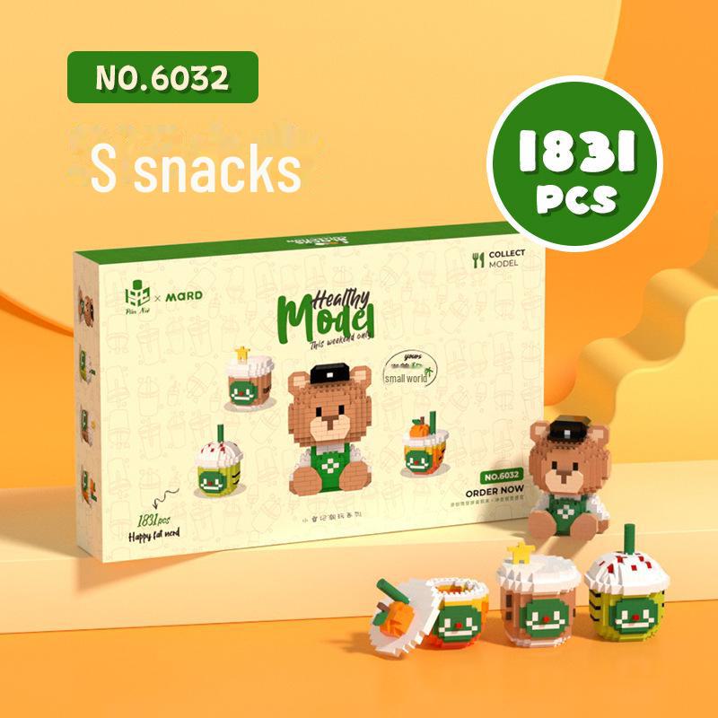 LD Educational Building Blocks Stress Relief Toys - Trendy, Exquisite Desktop Ornaments for Boys and Girls