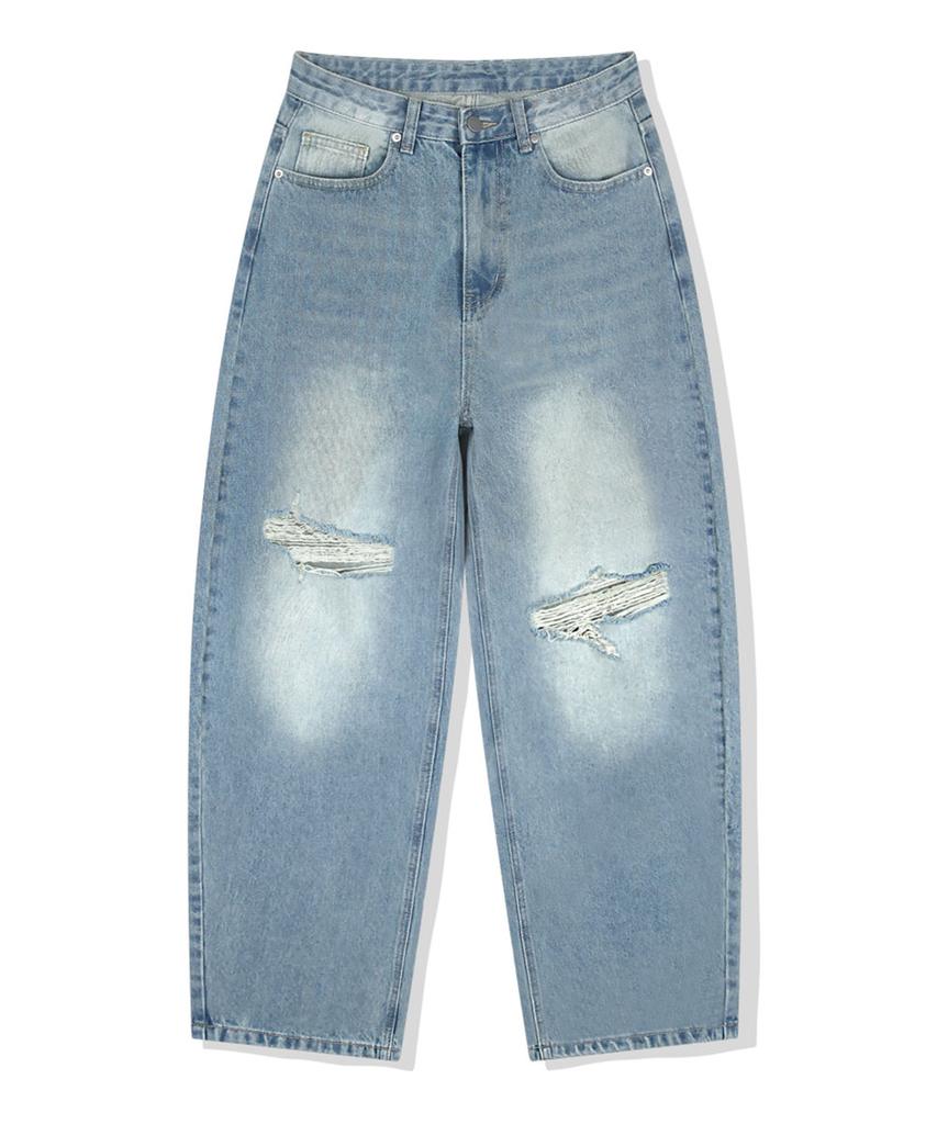 Beijiglabel Mild Balloon Wide-Washed Denim Pants 2 Color [Blbd_4016]