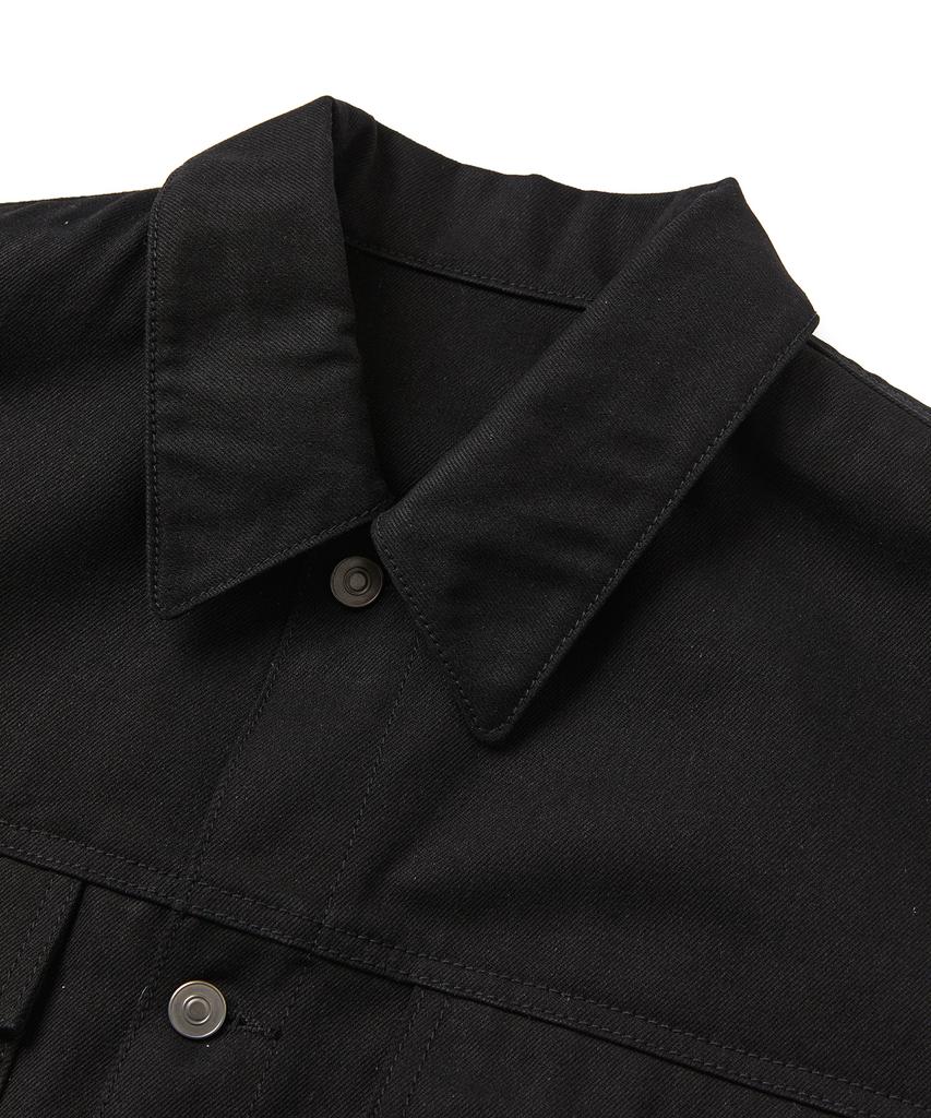 Wmc Curved Denim Trucker_Black