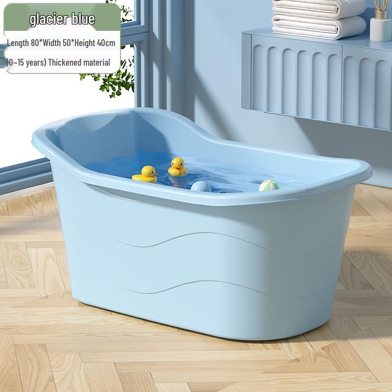 Large Infant & Child Soaking Bathtub - Full Body Bath Tub for Home