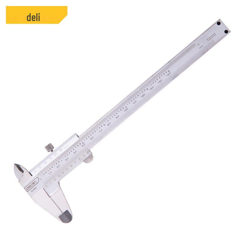 Deli DL3942 Stainless Steel Mechanical Vernier Caliper 200mm (CN version)
