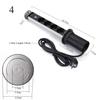 1000mA 220V 3/4/5/6 Power Kitchen Table Pull Up Socket Electrical Desktop Sockets 1 Led+2 charge USB Aluminum Shelf