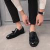 Fashion Luxury Men Formal Shoes Black Brown  Quality Fashion Versatile Block Shoes Office Business Comfortable Shoes Size 38-48 Men Shoe
