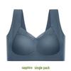 Ice Silk Cross-Back Sports Bra: Seamless Lightly Padded, Wire-Free, Tank Top Style for a Flattering Fit