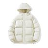 Winter Cotton Clothes Men and Couples with the Same Hooded Bread Clothes Casual Solid Color Thickened Warm Trendy Brand Loose Fashion