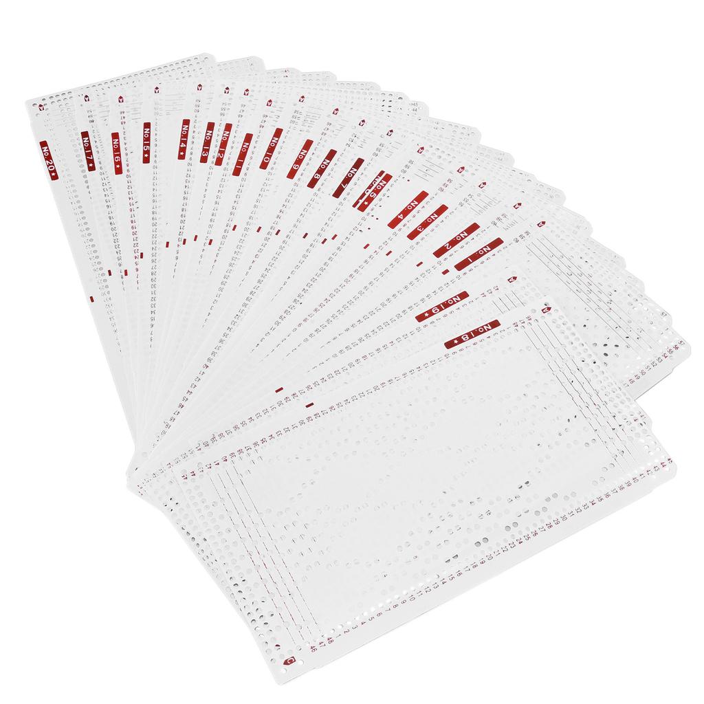 Punch Cards Practical Soft Durable Double Sided Printing Knitting Machine Pattern Card