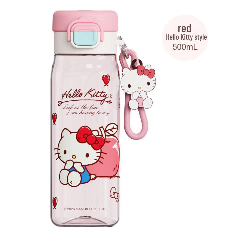 Hello Kitty Summer Water Cup - Stylish & Durable Anti-Fall Design for Students