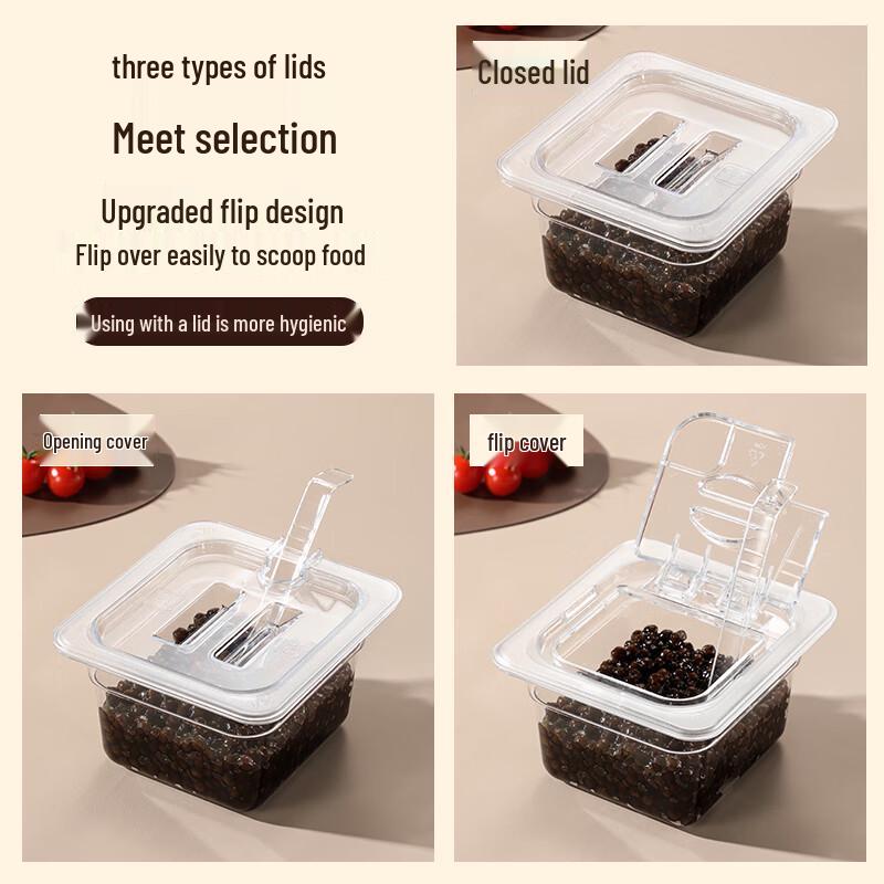 Commercial Acrylic Food Pan with Lid