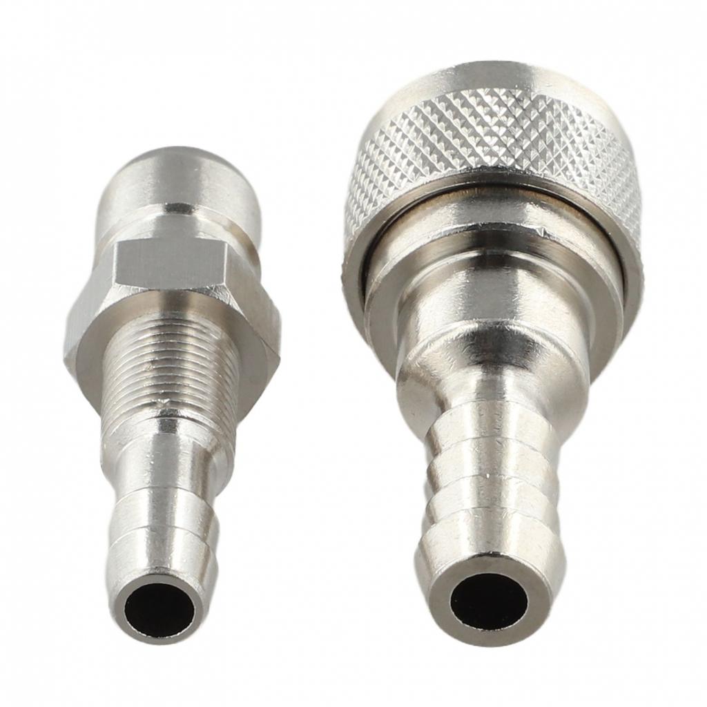 For Tohatsu Outboard Fuel Line Connector Set 2pc Male Female 3B27025013B2702601