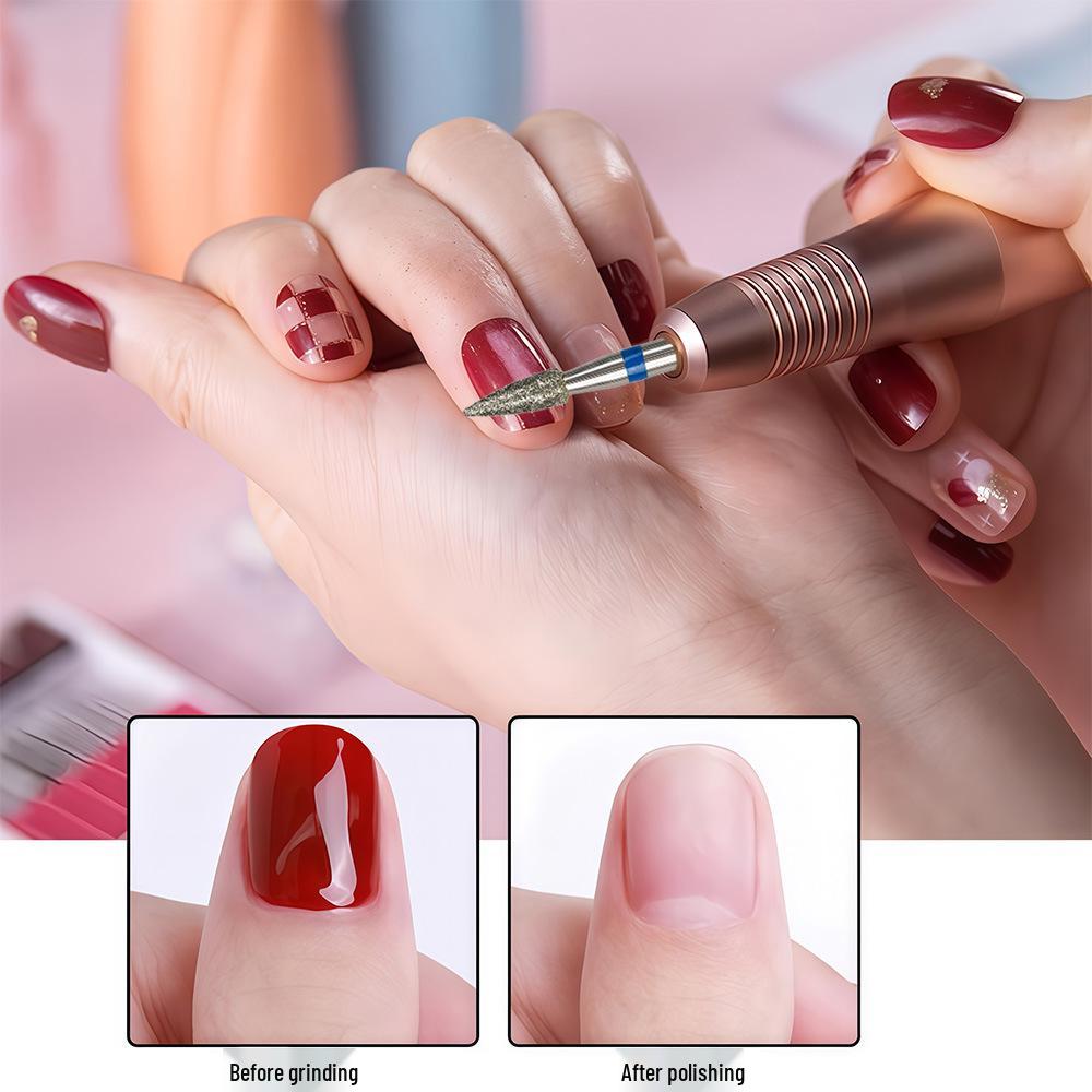 Russian-Style Diamond Nail Drill: Exfoliate, Trim, and Remove Dead Skin