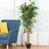 Simulated Leaves, Bamboo Leaves, Hanging On The Wall, Green Wall Flowers And Indoor Artificial U8U6