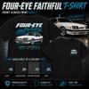 Four-Eye Faithful Foxbody T-Shirt and Kids Tshirt, 1986 LX Coupe Retro Streetwear Tee