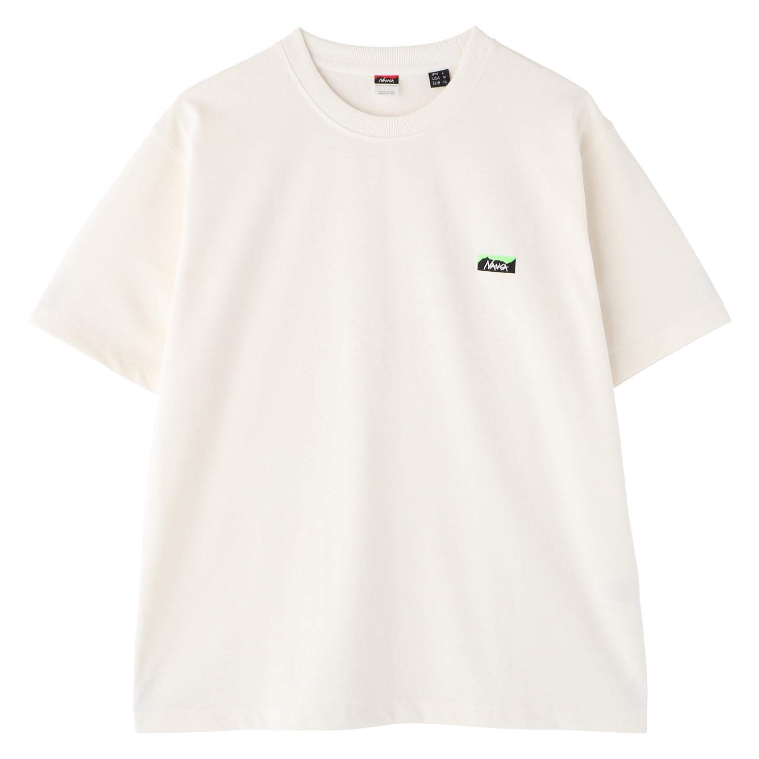 

NANGA ECO HYBRID BOX LOGO EMBROIDERY REGULAR FIT T-Shirt (C2430-1M501Z) (JP, Alphabet, XL, White)