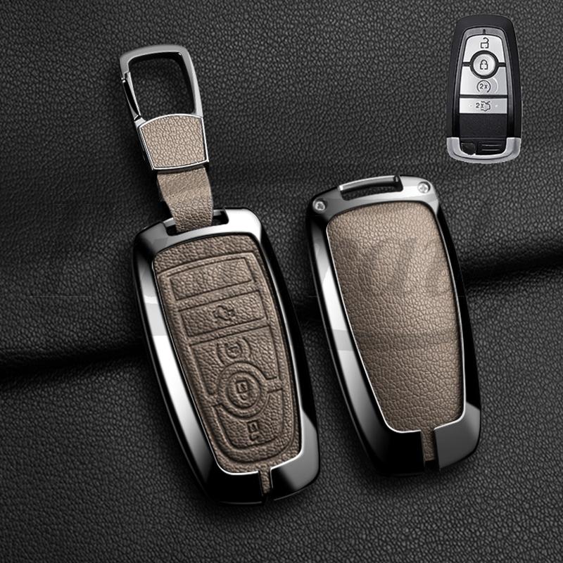 Car Key Case Holder Cover for Ford Mondeo Explorer Edge Expedition F-450 F-350 F150 Fusion Mustang Everest Accessories Styling