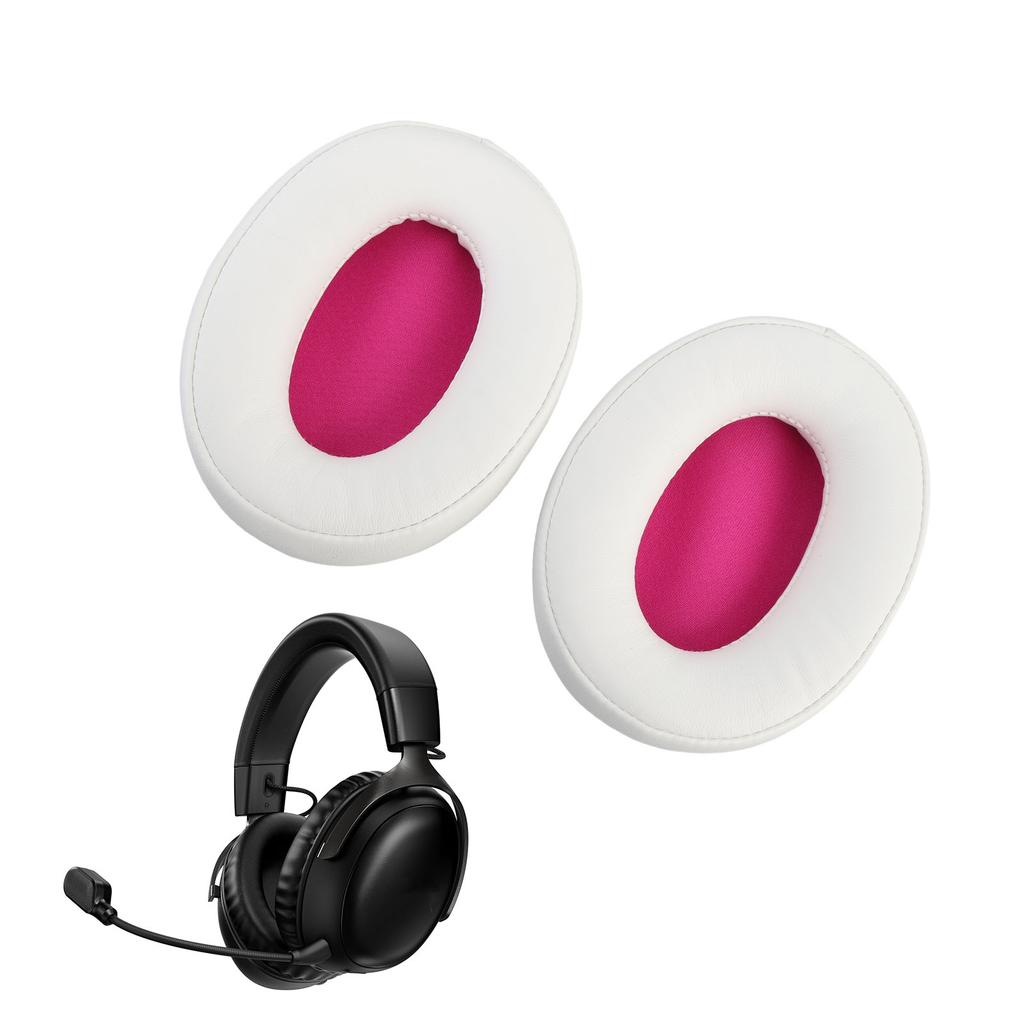 2 Pcs Headphone Ear Pads Comfortable Sound Insulation Protein Leather Headset Ear Cushions for ATH-M50X M40X M30X M50